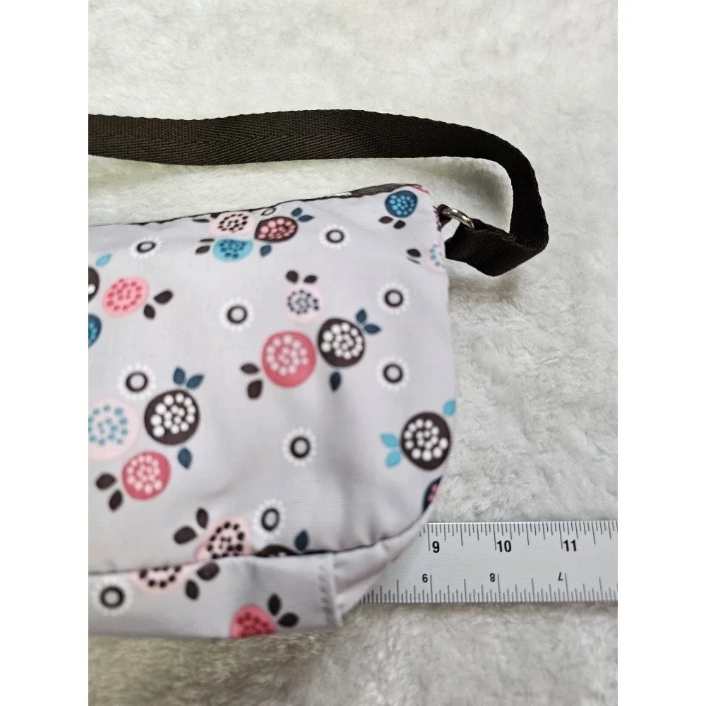 Le Sportsac Top Handle Bagette Purse Floral‎ Design